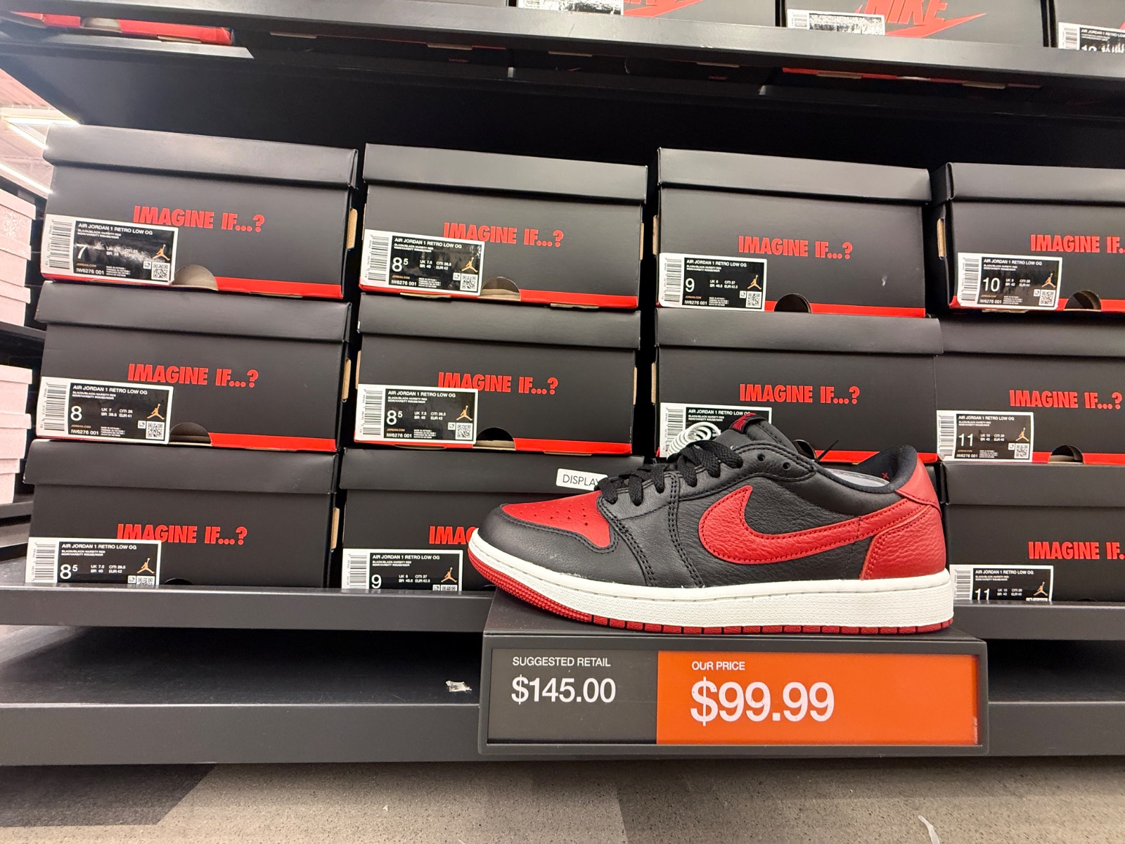 Air Jordan 1 Low Banned Hits Nike Unite for $99.99 at Nike Unite — Waterford Lakes