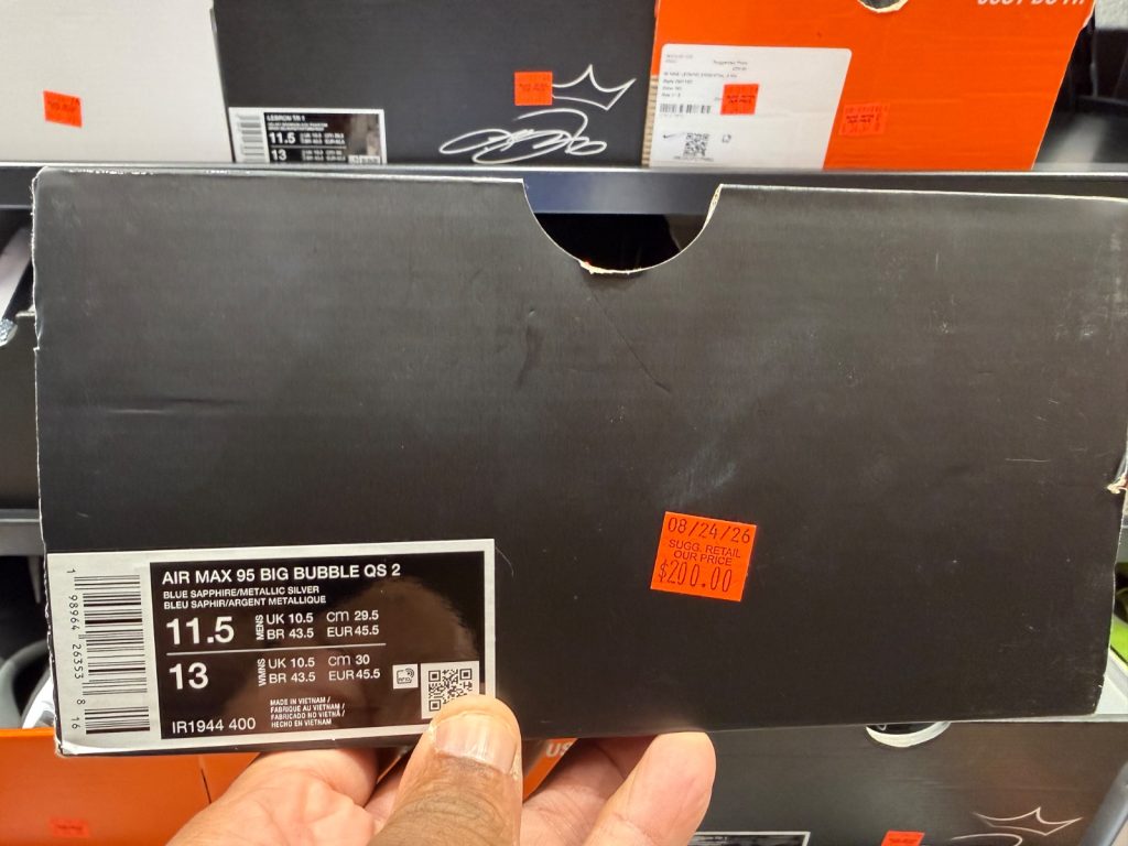 Nike Air Max 95 OG at Nike Unite Isn’t Much of a Deal
