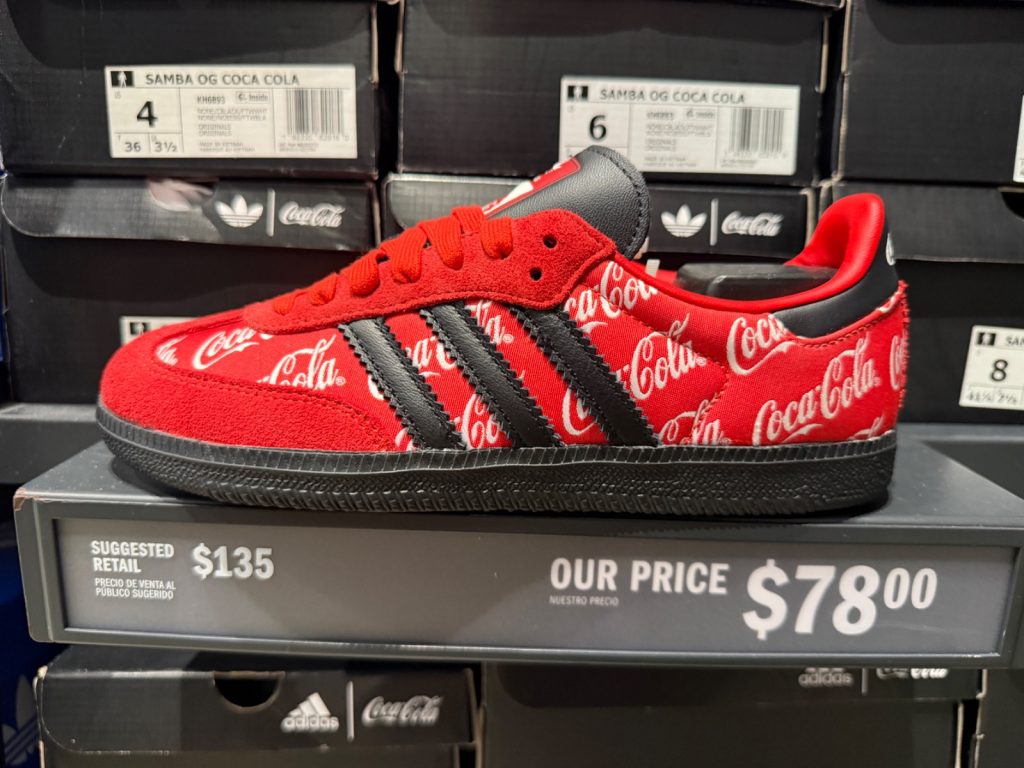 Coca-Cola x adidas Samba OG Drops to $78 at Outlet