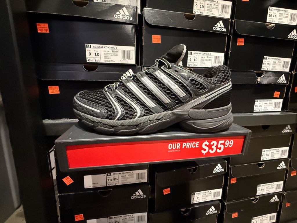 Adidas Adistar Control 5 Hits Outlet Bins for $35.99