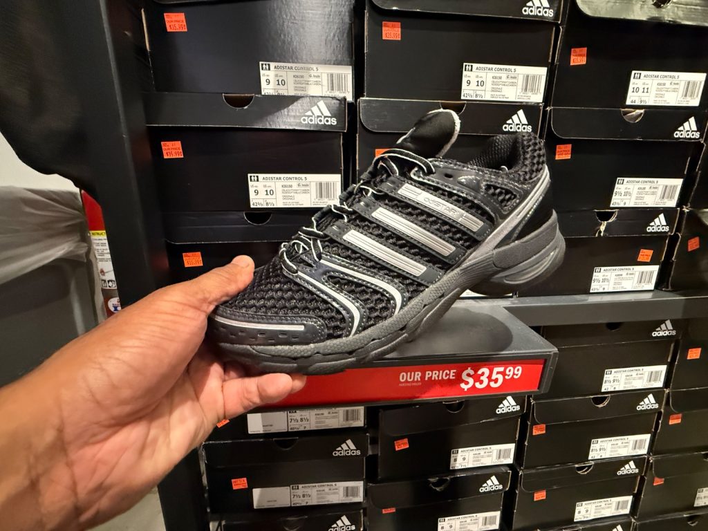 Adidas Adistar Control 5 Hits Outlet Bins for $35.99
