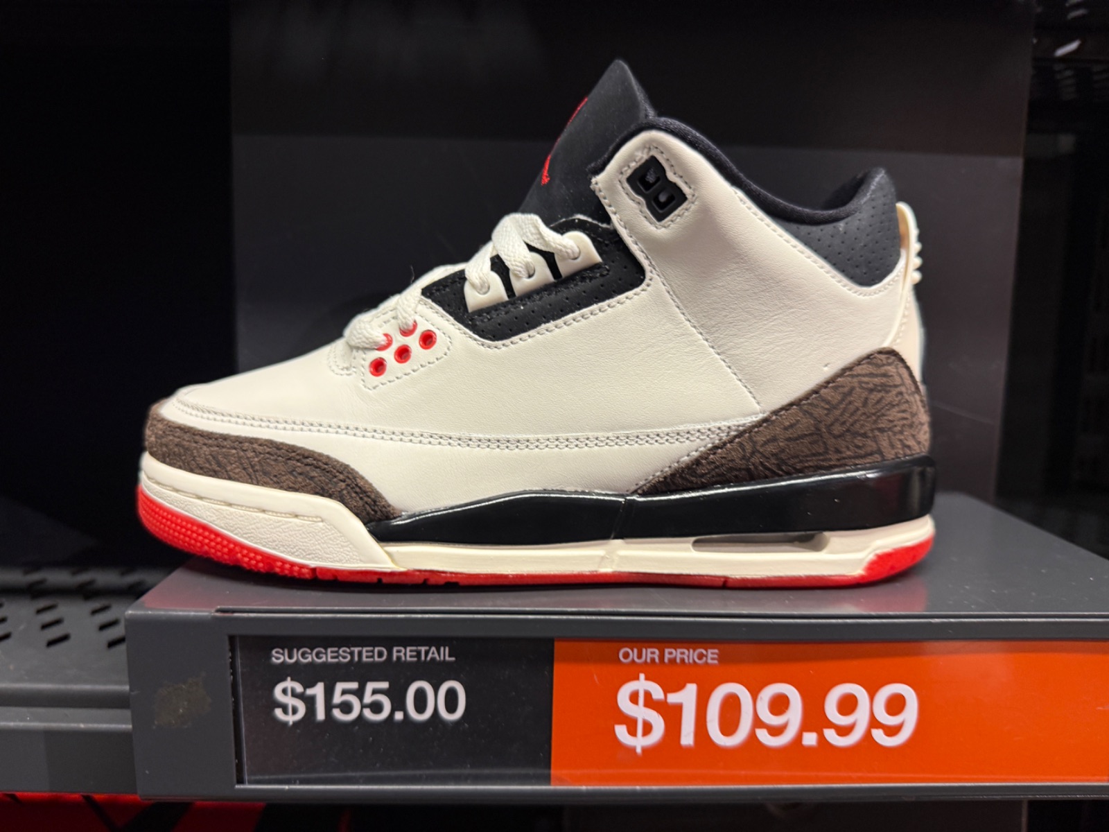 Jordan 3 Retro World Best Dad Drops to $109 Plus 30% Off at Nike Factory Store — Premium Outlets International Drive
