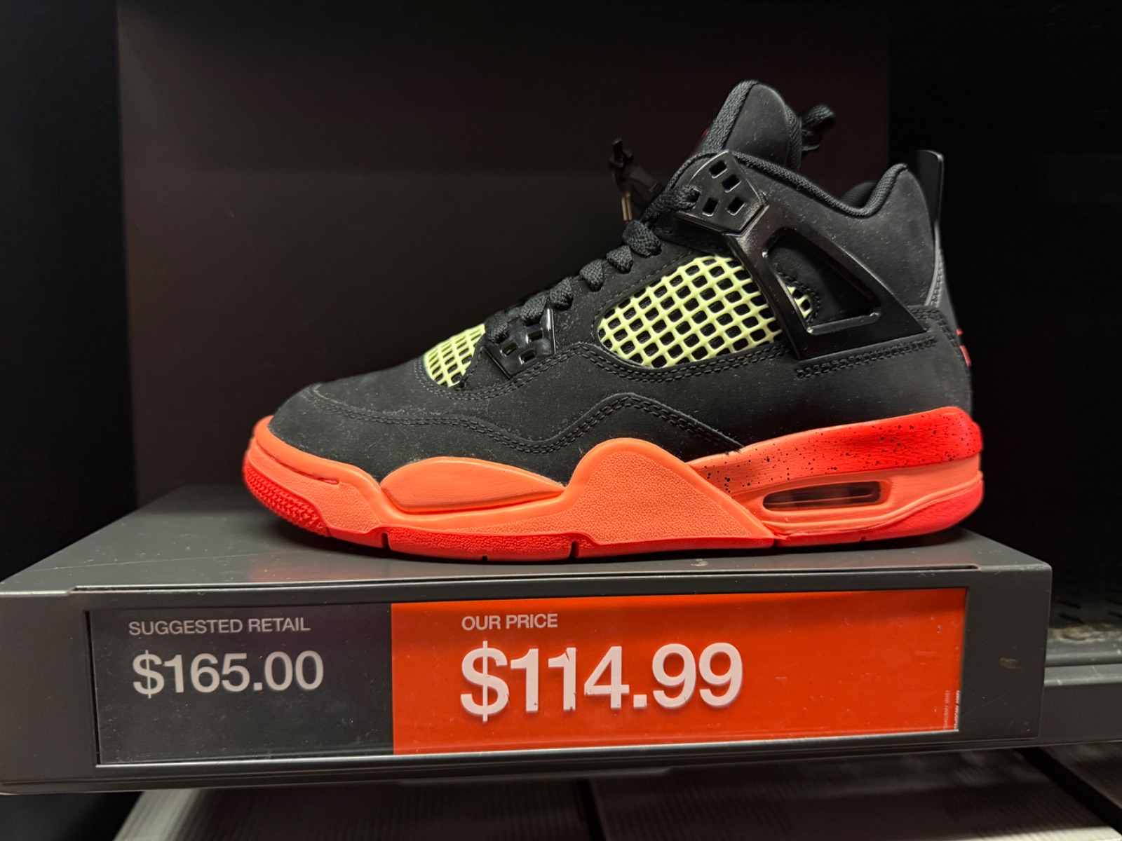 Air Jordan 4 GS Bright Mango Drops to $114.99 at Outlet at Nike Factory Store — Premium Outlets International Drive