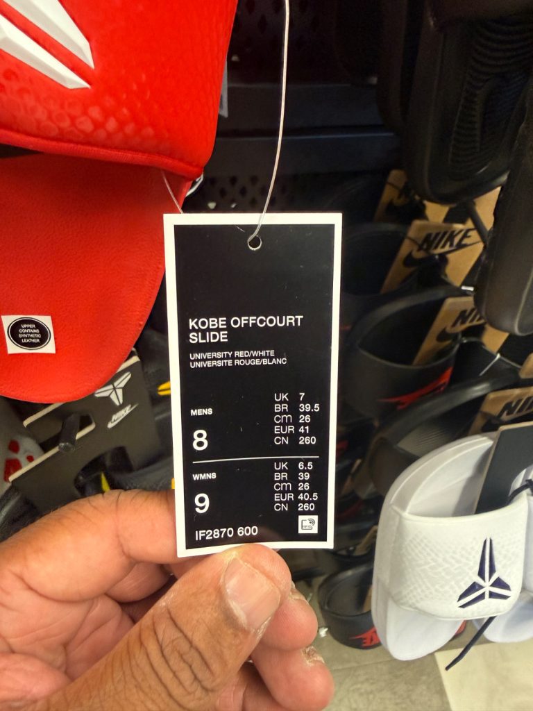 Kobe Offcourt Slides Hit Nike Clearance for $19.99