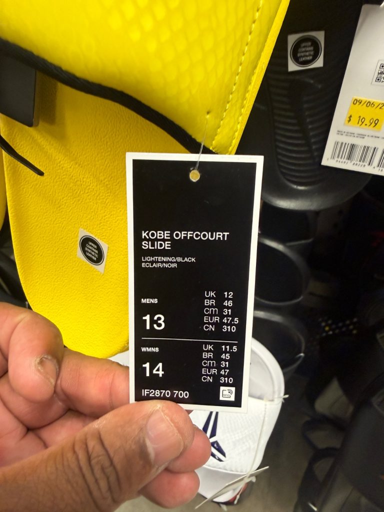 Nike Kobe Offcourt Slide Drops to $19.99 at Marketplace