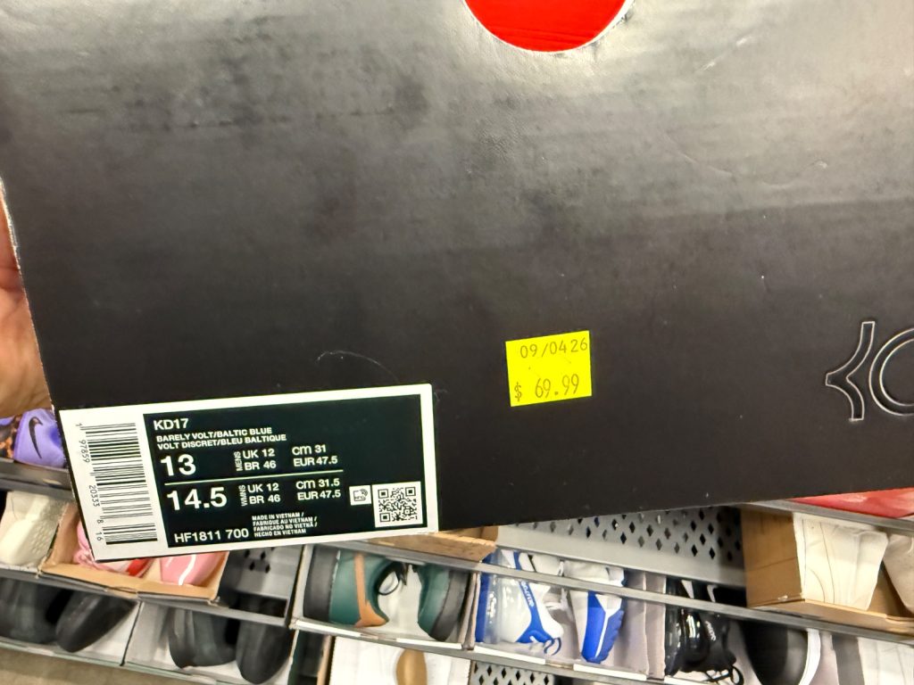 Nike KD 17 Hits Clearance Store Floor for $69.99