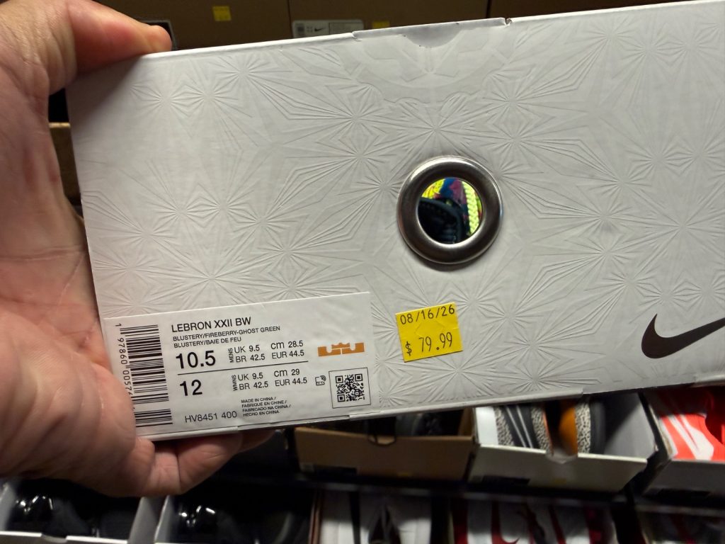 LeBron 22 Bright Swirls Slashed to $79.99 at Outlet