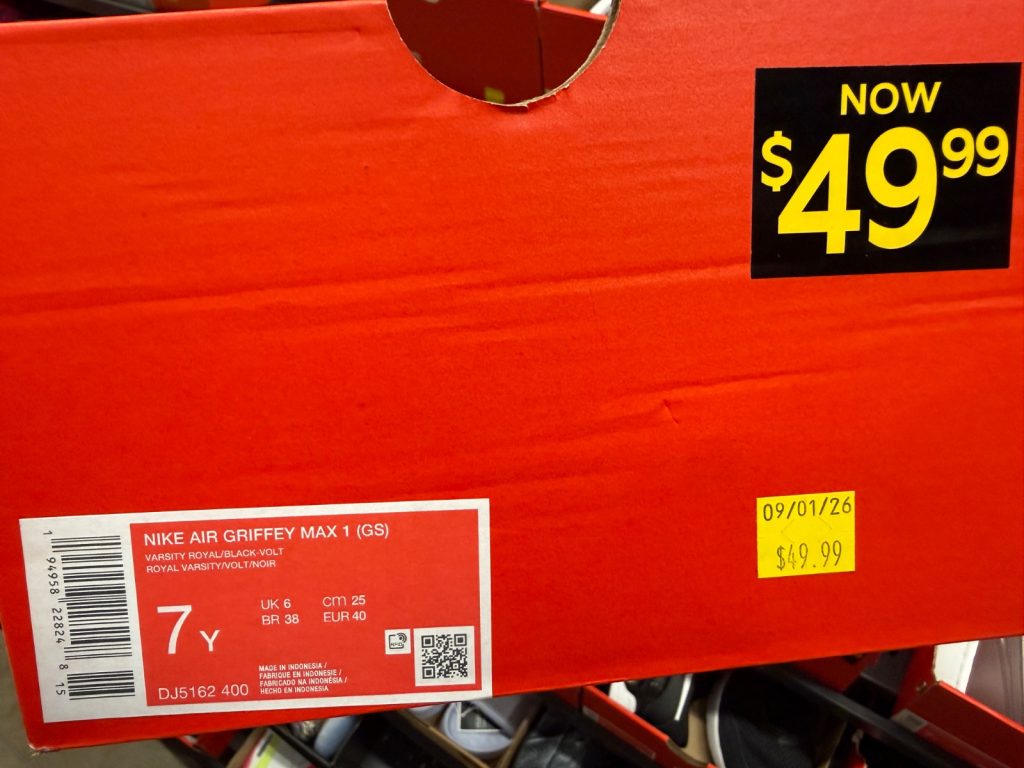 Nike Air Griffey Max 1 GS Hits Marketplace for $49.99