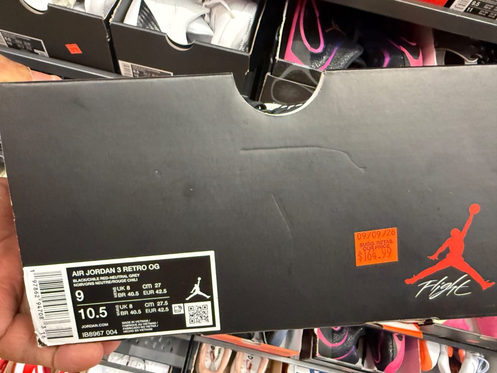 Jordan 3 Retro Rare Air Drops to $164.97 Plus 30% Off