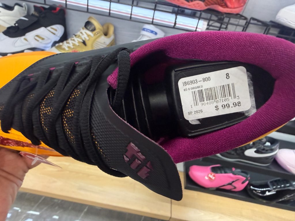 KD 6 Peanut Butter & Jelly Hits Shoe Palace for $99.98
