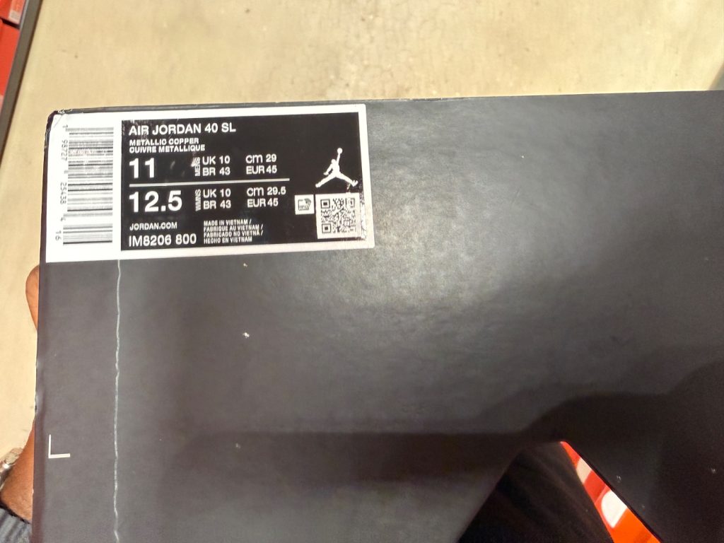 Jordan 40 Metallic Copper Drops 30% Off at Outlet