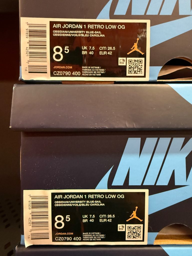 Jordan 1 Low OG Obsidian Hits $99.99 at Outlet