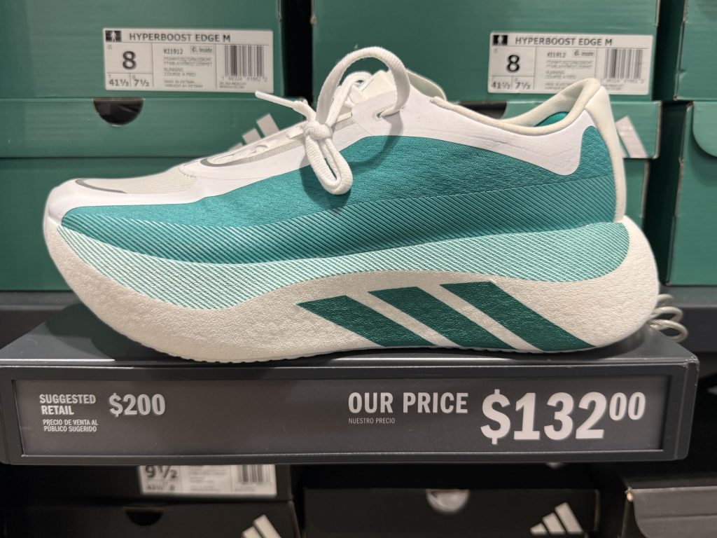 Adidas Hyper Boost Edge Surfaces at Vineland for $132