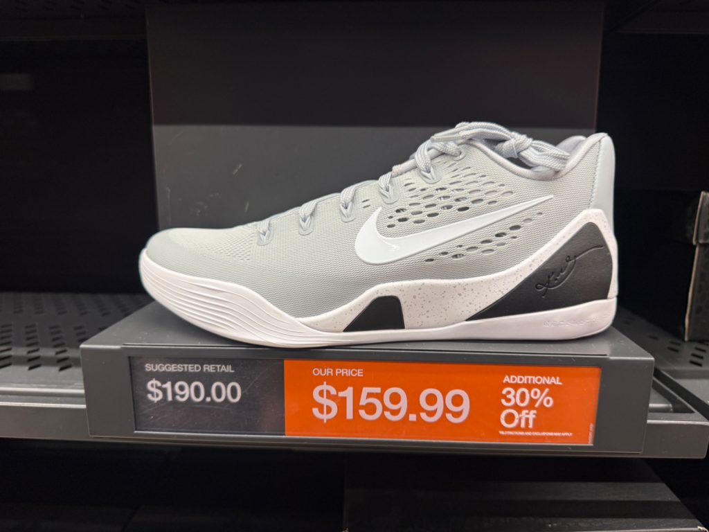 Kobe 9 EM Low Protro Wolf Grey Hits $159 + 30% Off