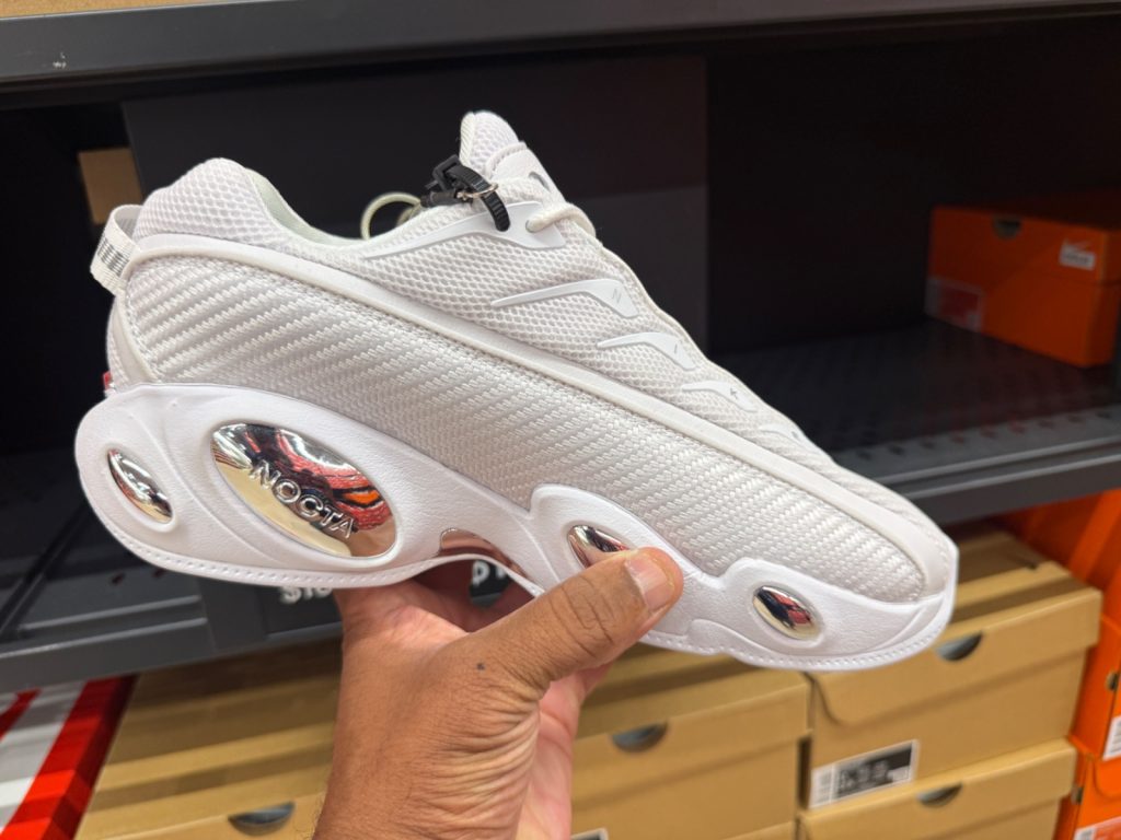 Nike NOCTA Glide White Sits at Outlet for $119.99