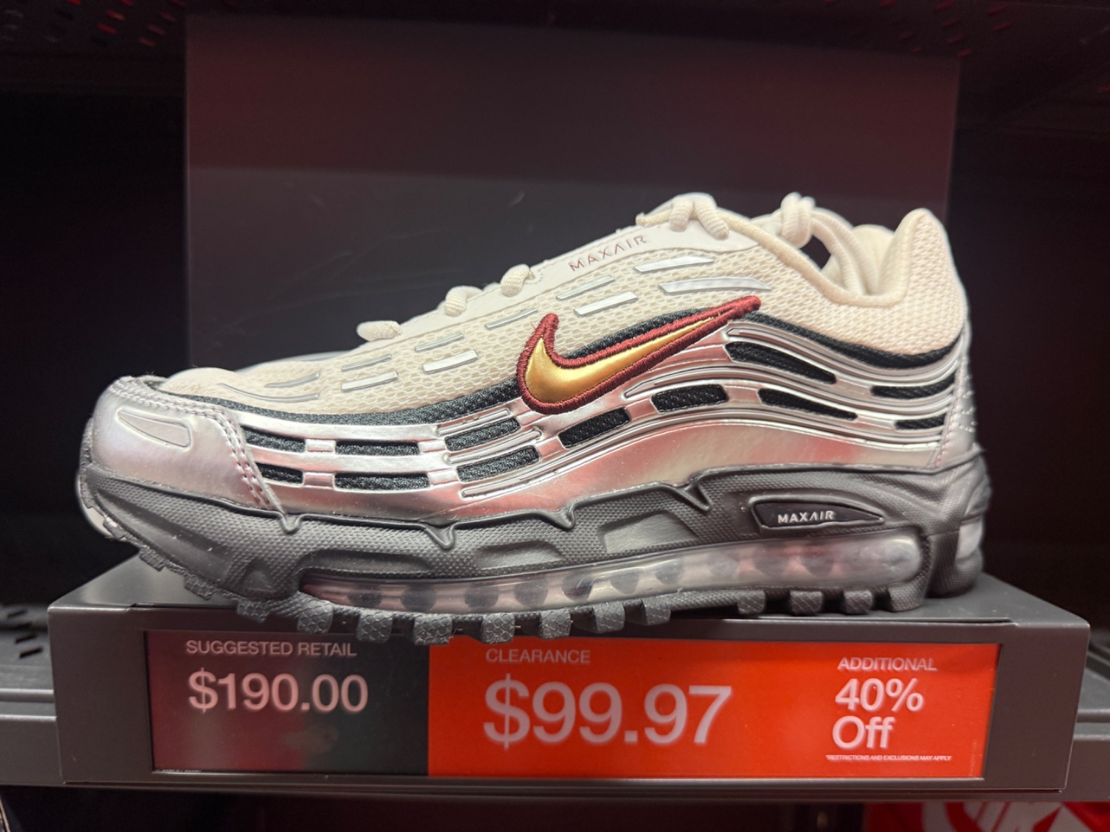 Nike Air Max TL 2.5 at Nike Factory Store — Lake Buena Vista · Oct 3, 2026