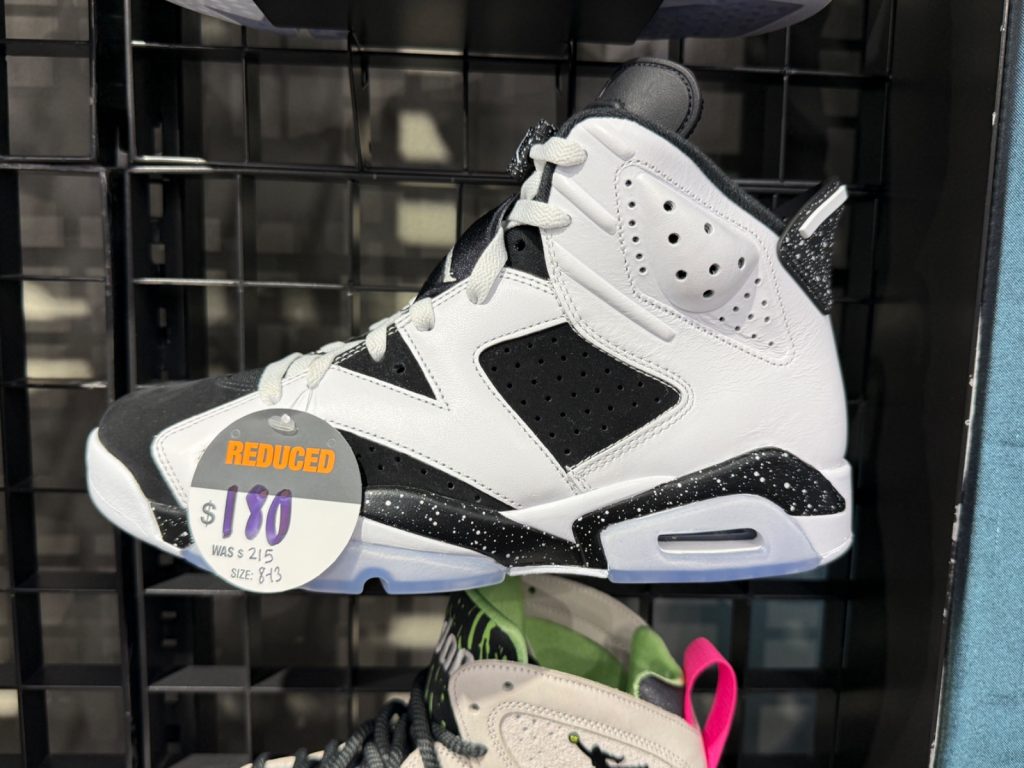 Jordan 6 Retro White/Black Clears for $180 at JD Sports