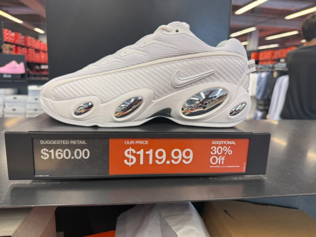 Nike NOCTA Glide White Chrome Found at $119.99 + 30% Off